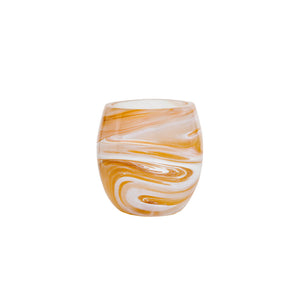Amber - Hand-Blown Glass Votive - LODGE Soy Candles