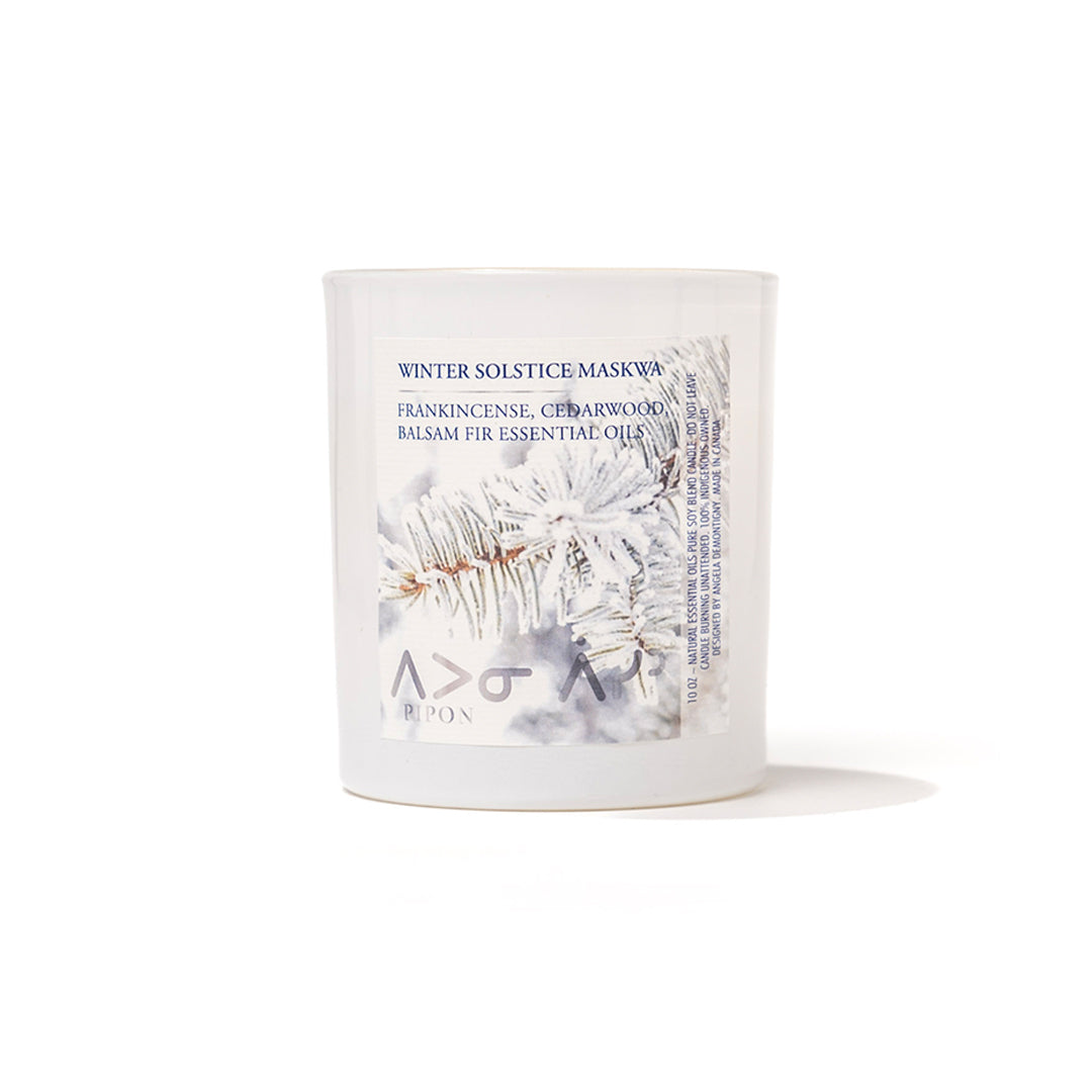 Winter Solstice Maskwa - Special Edition 10oz Soy Candle - LODGE Soy Candles