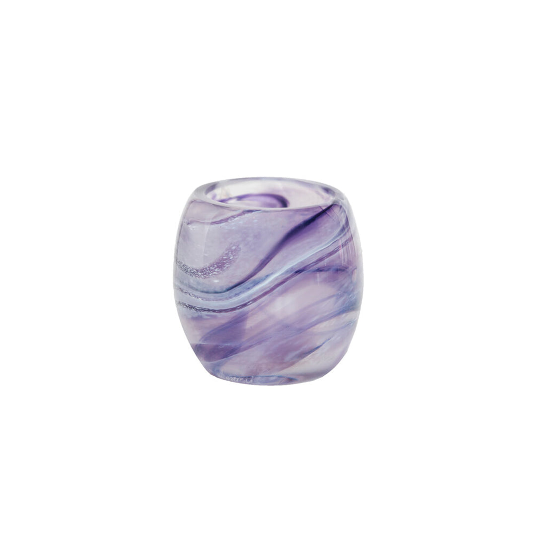 Purple - Hand-Blown Glass Votive - LODGE Soy Candles
