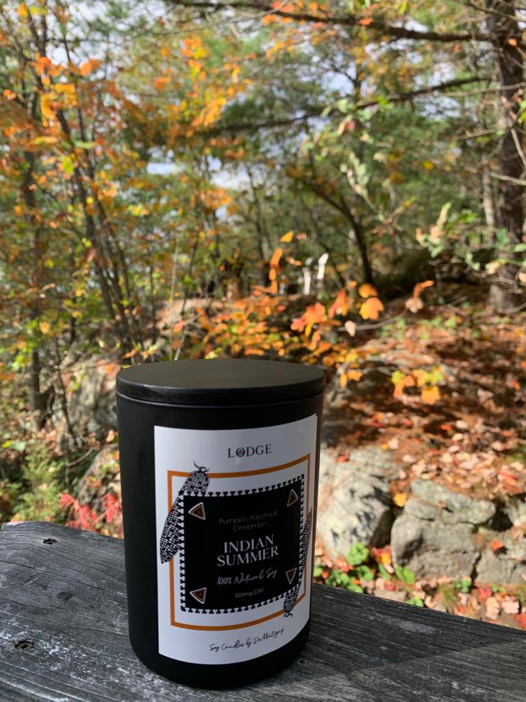 Indian Summer - 18oz Infused* Soy Candle - LODGE Soy Candles